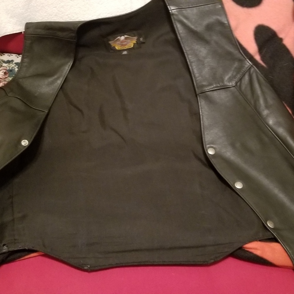 Leather vest